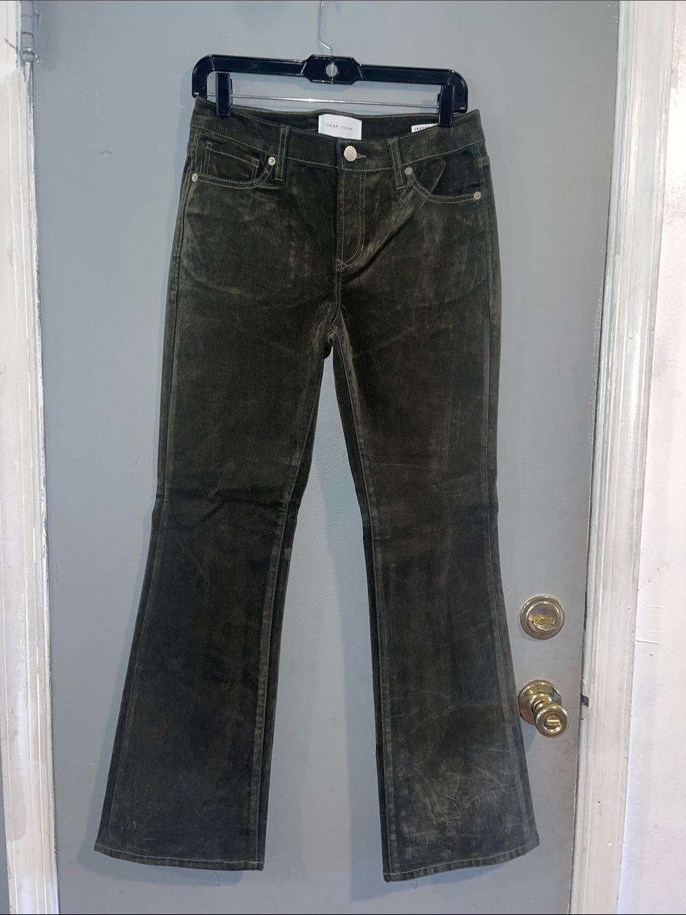 Dear‎ John Jaxtyn Bootcut Velvet Brushed Olive
pants size 27